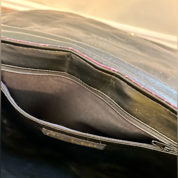 Carlos Falchi Vintage Leather Bag Patchwork EUC - Picture 8 of 11